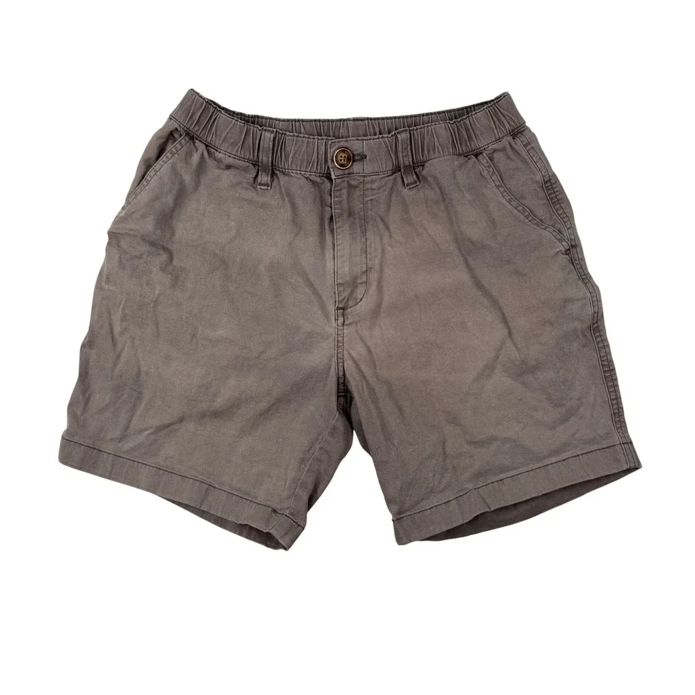 Chubbies Shorts Tan Khaki Stretch Twill Mens small Regular Fit 7